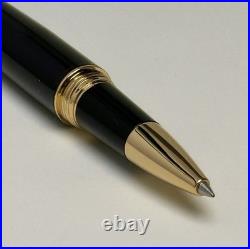 Cartier Black Composite Golden Executive Rollerball Pen Rare AD VIP Gift