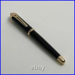 Cartier Black Composite Golden Executive Rollerball Pen Rare AD VIP Gift