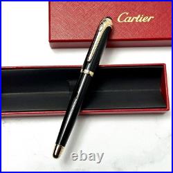 Cartier Black Gold Composite Executive Rollerball Pen Rare AD VIP Gift