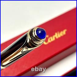 Cartier Black Gold Composite Executive Rollerball Pen Rare AD VIP Gift Cartier Black Gold Composite Executive Rollerball Pen Rare AD VIP Gift