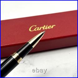 Cartier Black Gold Composite Executive Rollerball Pen Rare AD VIP Gift