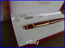 Cartier Diabolo Ballpoint Pen Very Rare! 100% NEW Complete W Box/Guarantee