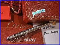Cartier Diabolo F. Pen 160th Anniversary Gold Nib, Special Edition Rare, New