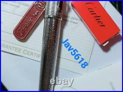 Cartier Diabolo Fountain Pen Grain D'orge Gold, Special Edition Pasha Rare, New,