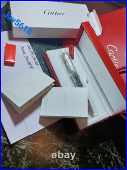 Cartier Diabolo Fountain Pen Grain D'orge Gold, Special Edition Pasha Rare, New,