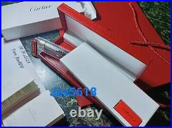 Cartier Diabolo Fountain Pen Grain D'orge Gold, Special Edition Pasha Rare, New,