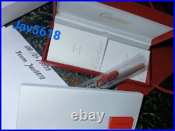 Cartier Diabolo Fountain Pen Grain D'orge Gold, Special Edition Pasha Rare, New,