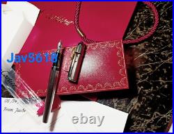 Cartier Diabolo Fountain Pen Grain D'orge Gold, Special Edition Pasha Rare, New,