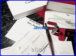 Cartier Diabolo Fountain Pen Grain D'orge Gold, Special Edition Pasha Rare, New,