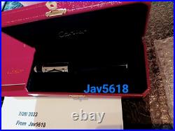 Cartier Diabolo Fountain Pen Logotype Gold Nib, Special Edition Rare Pasha New