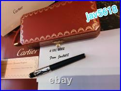 Cartier Diabolo Fountain Pen Logotype Gold Nib, Special Edition Rare Pasha New