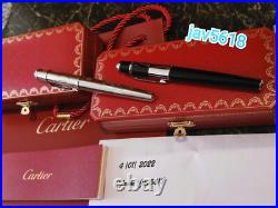 Cartier Diabolo Fountain Pen Logotype Gold Nib, Special Edition Rare Pasha New