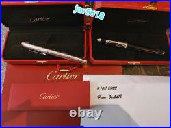 Cartier Diabolo Fountain Pen Logotype Gold Nib, Special Edition Rare Pasha New