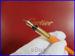 Cartier Fountain Pen With 14K Gold Nib Very Rare