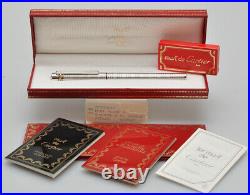 Cartier Must RARE Quadrille vintage fountain pen New Old Stock in box
