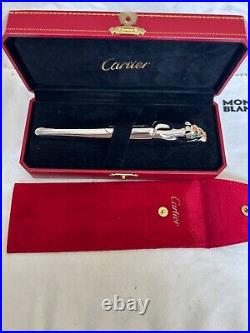 Cartier Panther Exceptional Limited Edition Sterling Silver FP 18K M Nib-Rare
