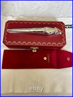 Cartier Panther Exceptional Limited Edition Sterling Silver FP 18K M Nib-Rare
