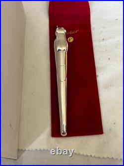 Cartier Panther Exceptional Limited Edition Sterling Silver FP 18K M Nib-Rare