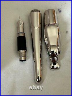 Cartier Panther Exceptional Limited Edition Sterling Silver FP 18K M Nib-Rare
