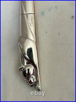 Cartier Panther Exceptional Limited Edition Sterling Silver FP 18K M Nib-Rare
