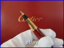 Cartier Pasha Rollerball Pen Ruby Red Lacquer Very Rare Brand New Pen