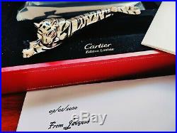 Cartier Tiger F. Pen Prestige Exceptional Art L. E 100, Relic Ultra Rare New