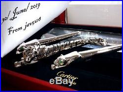 Cartier Tiger Panthere Panther F. Pen Prestige Trio Art 3 Relics Ultra Rare, New