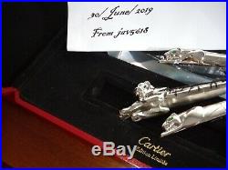 Cartier Tiger Panthere Panther F. Pen Prestige Trio Art 3 Relics Ultra Rare, New
