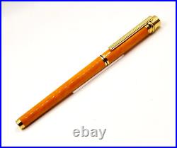 Cartier Trinity Orange Laquer Fountain Pen Mint/ New With Box Very Rare Cartier Trinity Orange Laquer Fountain Pen Mint/ New With Box Very Rare