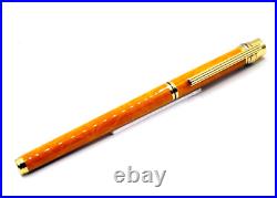 Cartier Trinity Orange Laquer Fountain Pen Mint/ New With Box Very Rare Cartier Trinity Orange Laquer Fountain Pen Mint/ New With Box Very Rare