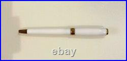 Chopard Original White/Gold Twisted Ballpoint Pen wz/Box, Manual Super Rare F/S