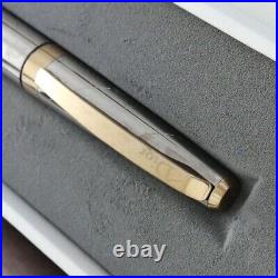 Christian Dior Silver/Gold Twisted Ballpoint Pen with Box Rare