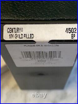 Chrome Century 10k Gld Filled 4502 Bp Made In USA Rare! Bnib