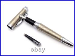 Cross C-Series Champagne Fountain Pen 18K Solid Gold Broad Nib Rare Executive