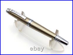 Cross C-Series Champagne Fountain Pen 18K Solid Gold Broad Nib Rare Executive