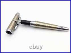 Cross C-Series Champagne Fountain Pen 18K Solid Gold Broad Nib Rare Executive