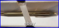Cross Classic Century Ballpoint Pen METALLIC GOLD withGold appts NIB RARE