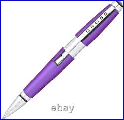 Cross Edge Gel Ink Pen Metallic Purple AT055DC-9 New Collectable Rare