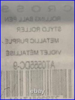 Cross Edge Gel Ink Pen Metallic Purple AT055DC-9 New Collectable Rare