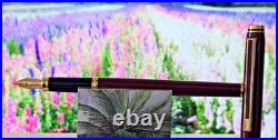 Cross Signature Fountain Pen Rare Collectible Made Lincoln Ri 18k Gold Broad Nib
