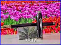 Cross Townsend Fountain Pen Carbonite 14K SOLID GOLD NIB XF RARE MADE IN IRELAND