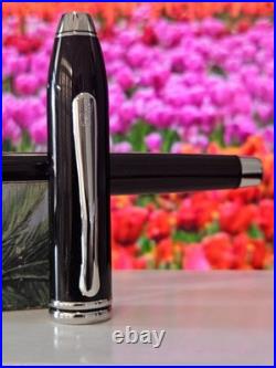 Cross Townsend Fountain Pen Carbonite 14K SOLID GOLD NIB XF RARE MADE IN IRELAND