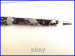 Cross botanica pattern ballpoint pen rare