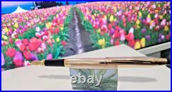Cross rare 14k rolled gold fountain pen new old usa Lincoln RI stock from 90 s