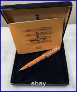 DELTA LIMITED EDITION DOLCEVITA ORO ORANGE Ballpoint VERMEIL RARE