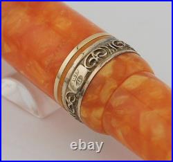DELTA LIMITED EDITION DOLCEVITA ORO ORANGE Ballpoint VERMEIL RARE