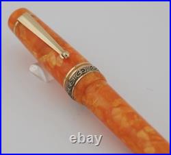 DELTA LIMITED EDITION DOLCEVITA ORO ORANGE Ballpoint VERMEIL RARE