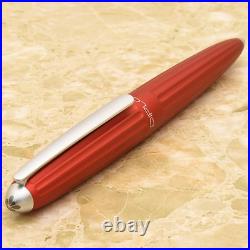 DIPLOMAT Fountain Pen Aero 14K Red 195726 EF /F / M Japan Rare Limited Gift