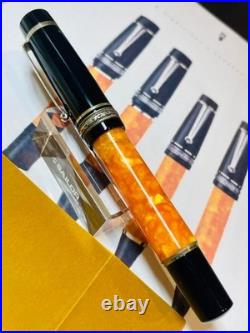 Delta Dolcevita Medium Fountain Pen Early Model 18K Gold Nib F Fine Italy Rare