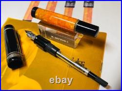 Delta Dolcevita Medium Fountain Pen Early Model 18K Gold Nib F Fine Italy Rare